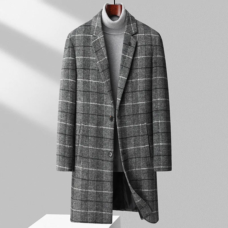 CAVELLI | Manteau en Laine Chess