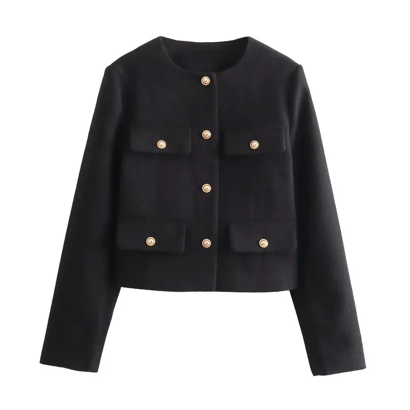 CAVELLI™ | Blazer court en laine
