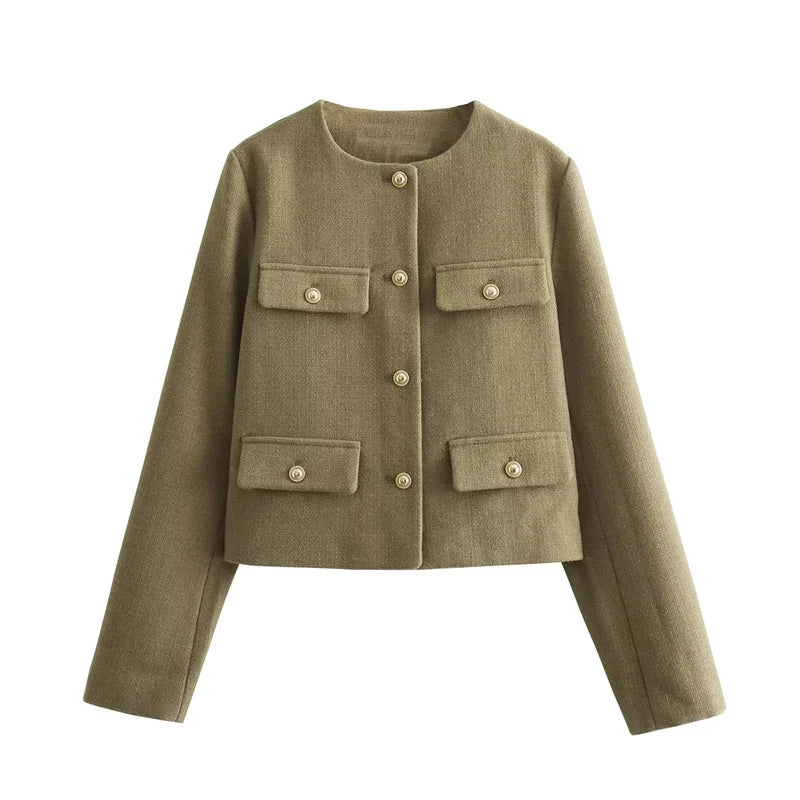 CAVELLI™ | Blazer court en laine