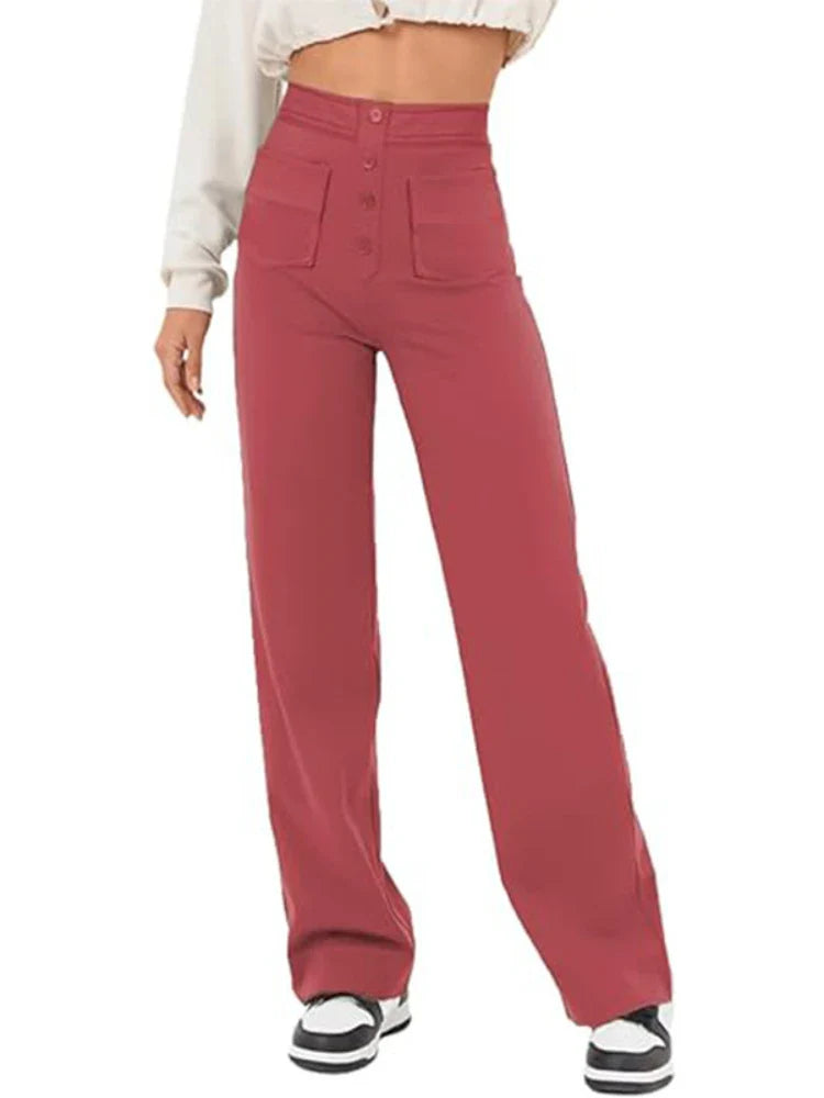 CAVELLI™ | Pantalon taille haute stylé et élastiqué