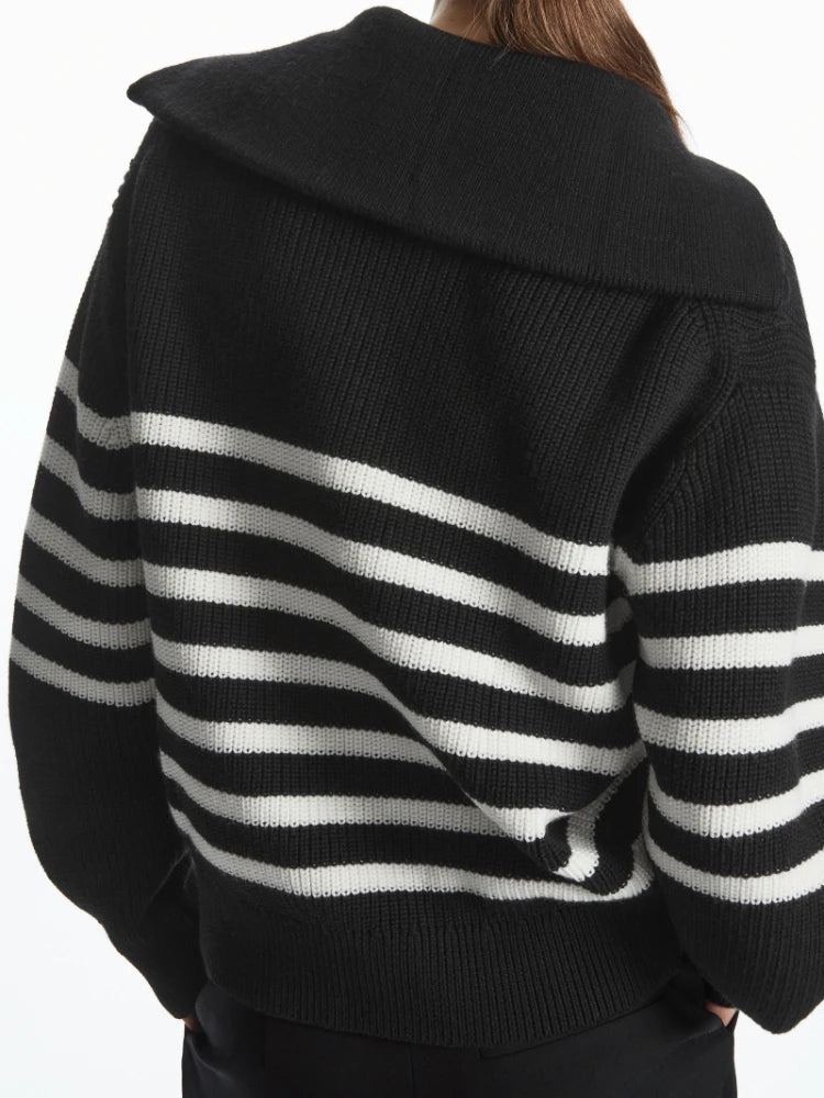 CAVELLI ™ | Pull tricoté féminin avec fermeture éclair