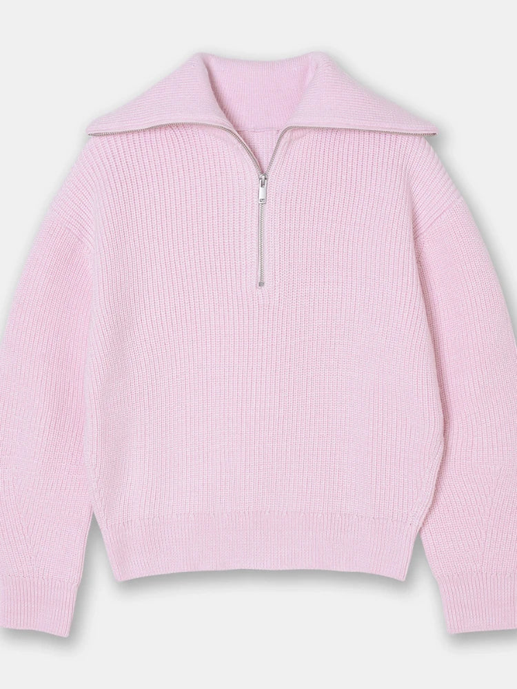 CAVELLI ™ | Pull tricoté féminin avec fermeture éclair