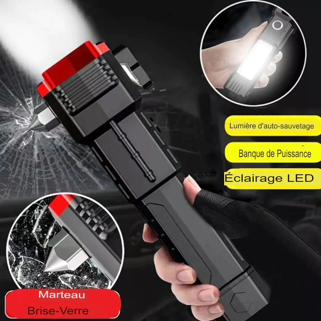 Lampe de poche tactique indestructible 4 en 1 - Ultra Power - DERNIER JOUR DE VENTE ET LIVRAISON GRATUITE