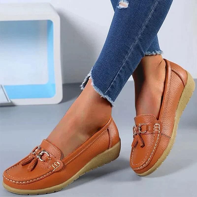 CAVELLI ™ | Mocassin Orthopédique en Cuir