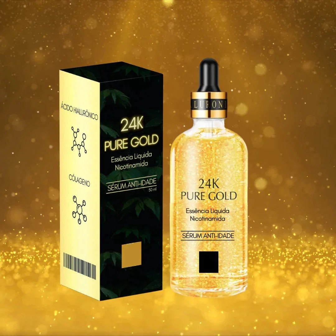 Sérum rajeunissant - Or pur 24 carats (Achetez-en 1, obtenez-en 2)