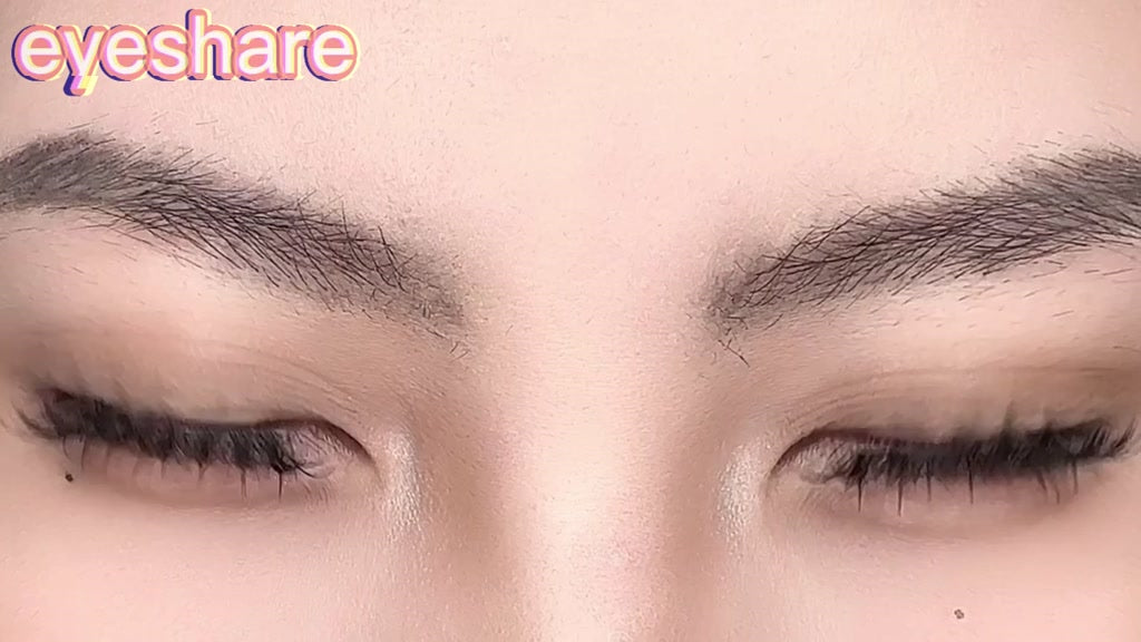 EYESHARE 1 paire de lentilles de contact marron
