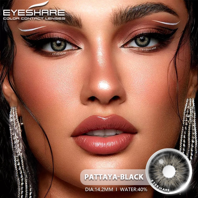 EYESHARE Paire de lentilles de contact colorées pour yeux naturels