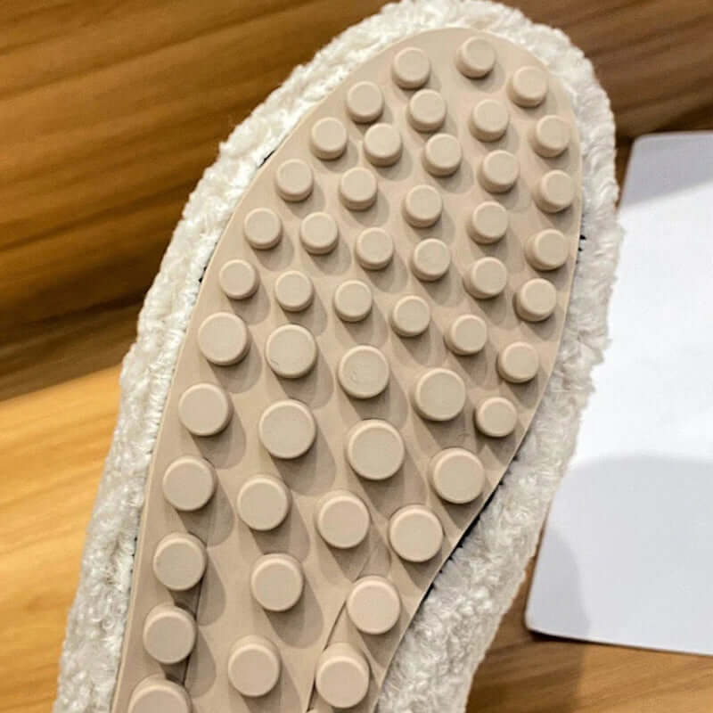 CAVELLI ™ | Mocassins Arielle Pelucheux Avec Semelle Antidérapante