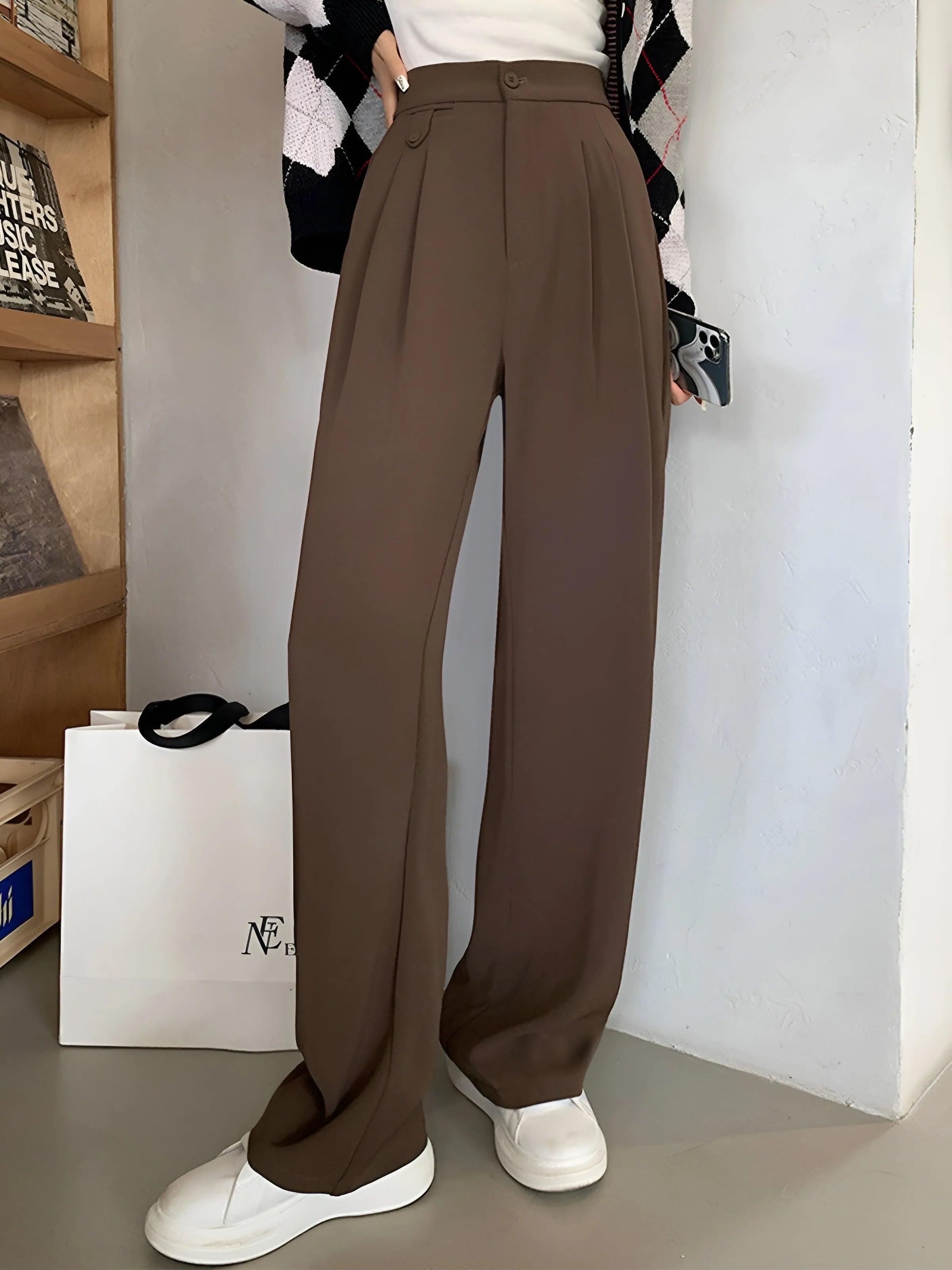 CAVELLI™ | PANTALON À JAMBES LARGES - FANCY