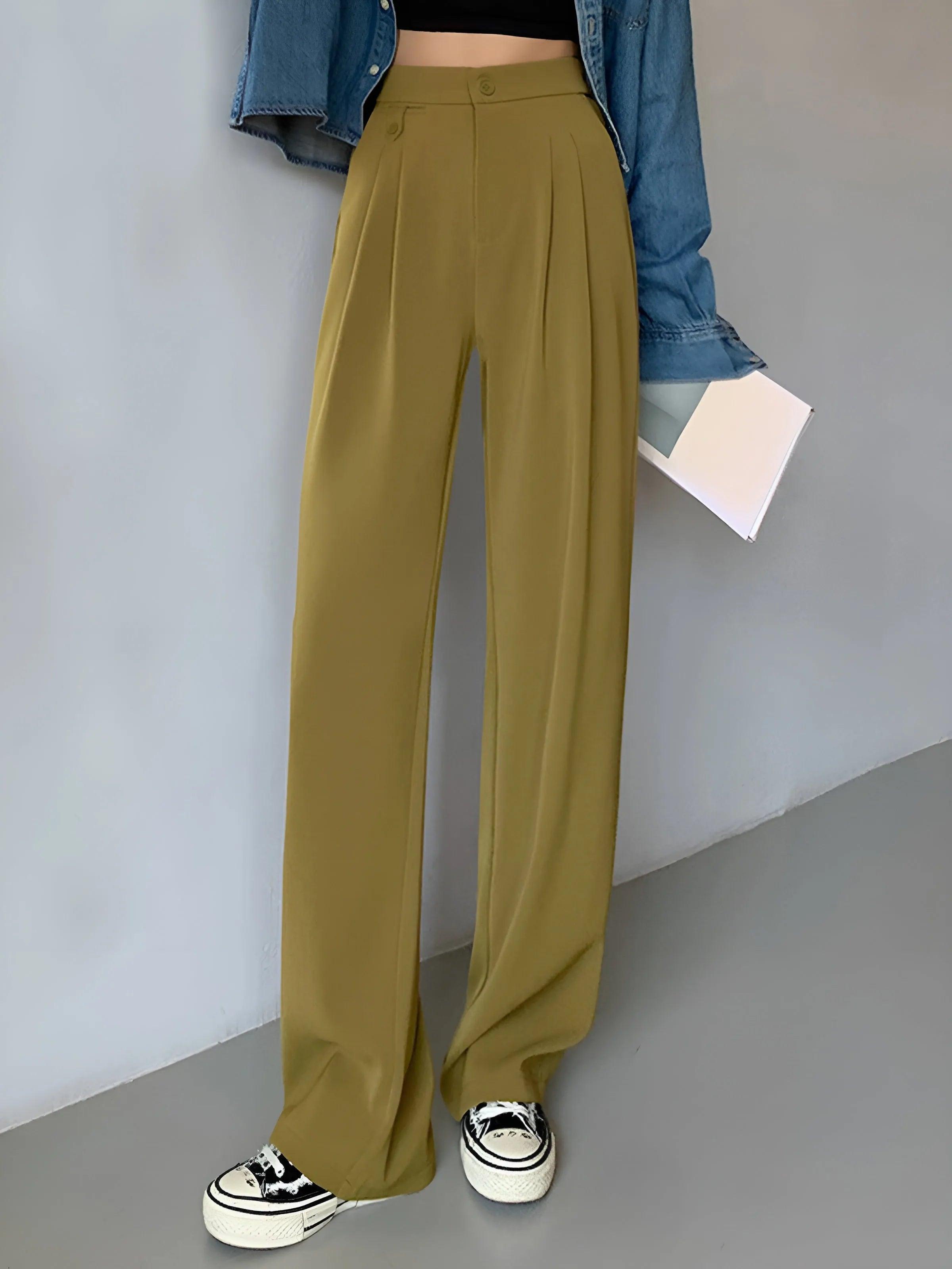 CAVELLI™ | PANTALON À JAMBES LARGES - FANCY
