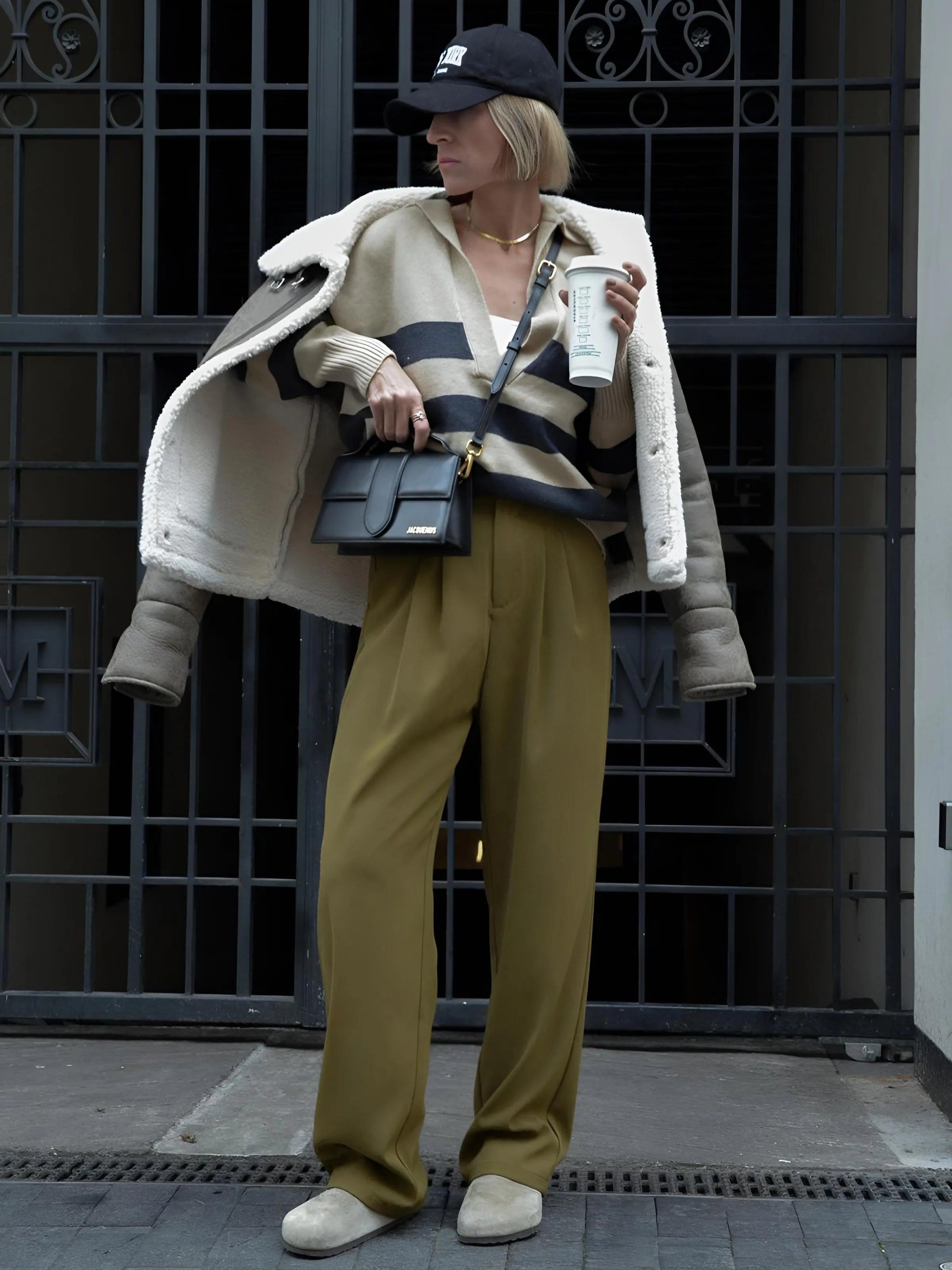 CAVELLI™ | PANTALON À JAMBES LARGES - FANCY