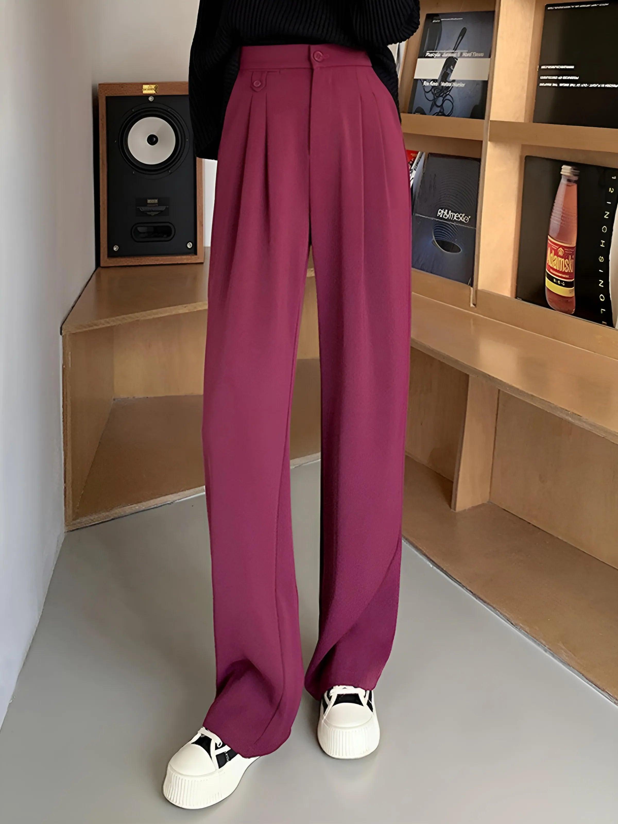 CAVELLI™ | PANTALON À JAMBES LARGES - FANCY