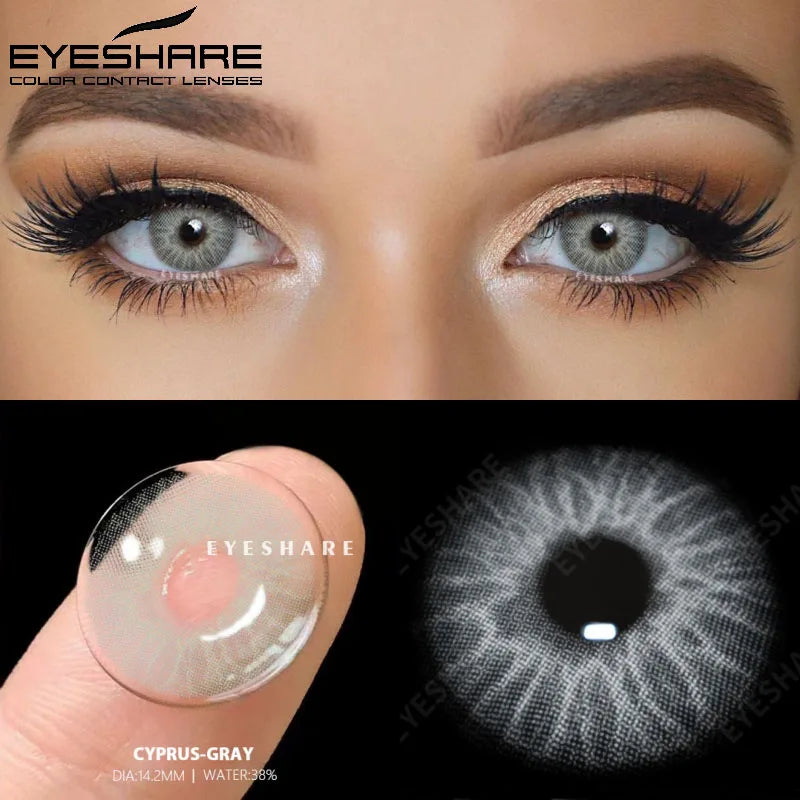 Paire de lentilles de contact radiantes naturelles Yes-View