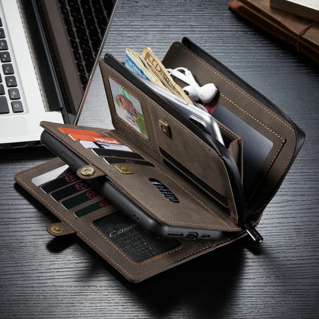 Portefeuille avec étui de luxe pour iPhone : protection et élégance en un seul produit