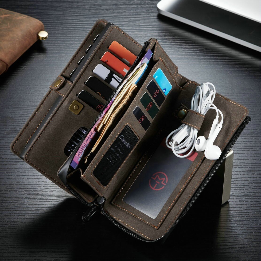 Portefeuille avec étui de luxe pour iPhone : protection et élégance en un seul produit