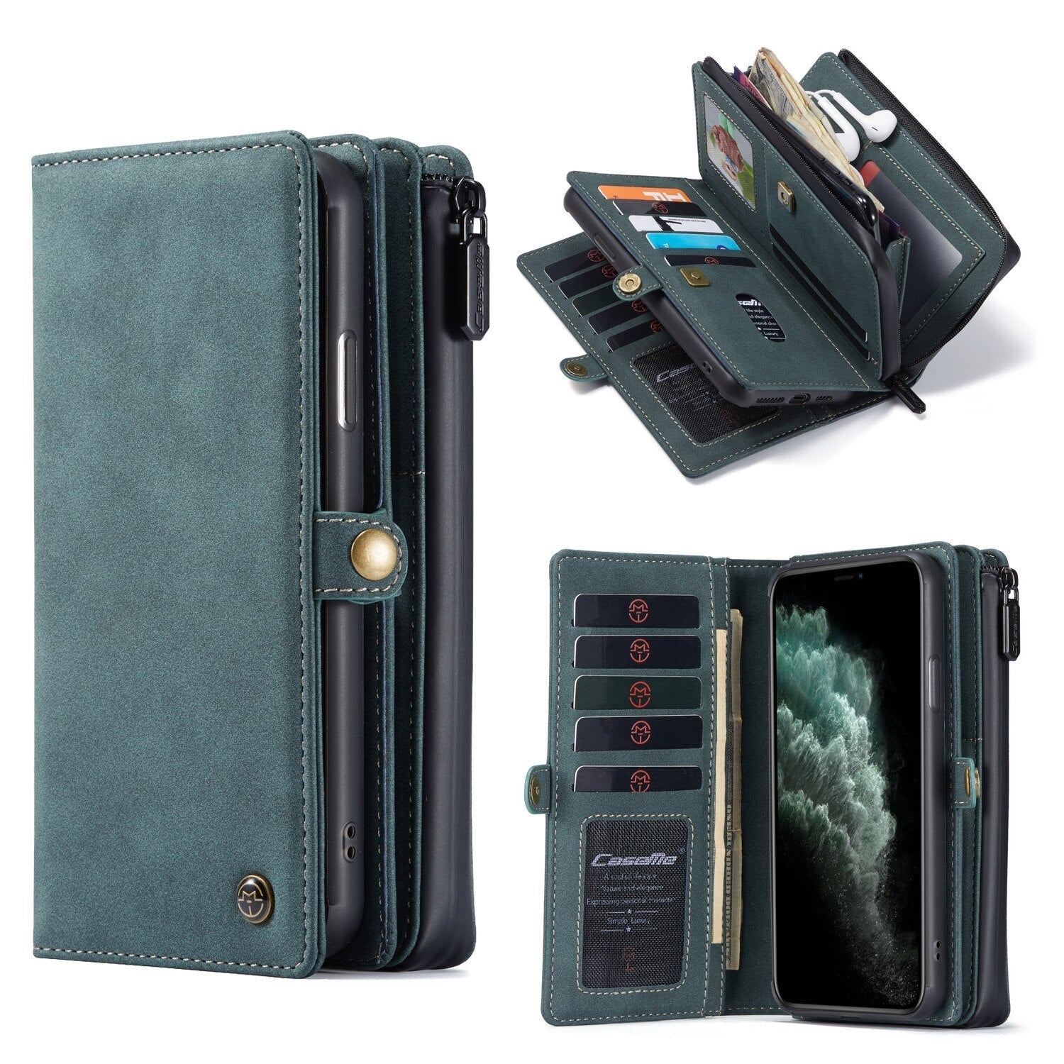 Portefeuille avec étui de luxe pour iPhone : protection et élégance en un seul produit
