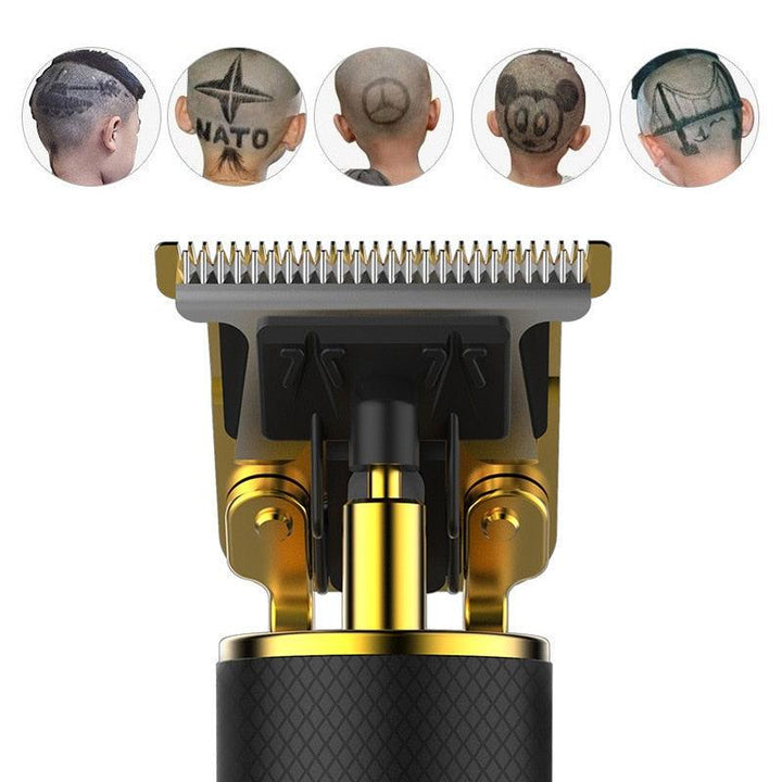 Rasoir professionnel étanche pour cheveux et barbe