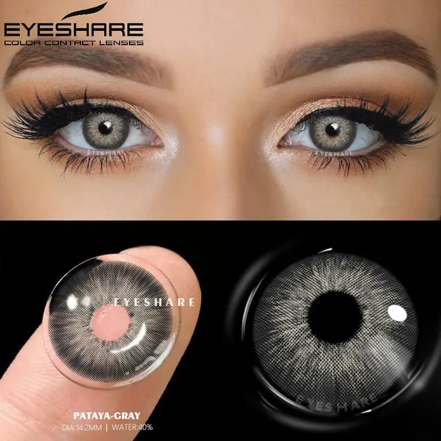 Paire de lentilles de contact radiantes naturelles Yes-View