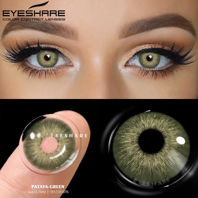 Paire de lentilles de contact radiantes naturelles Yes-View