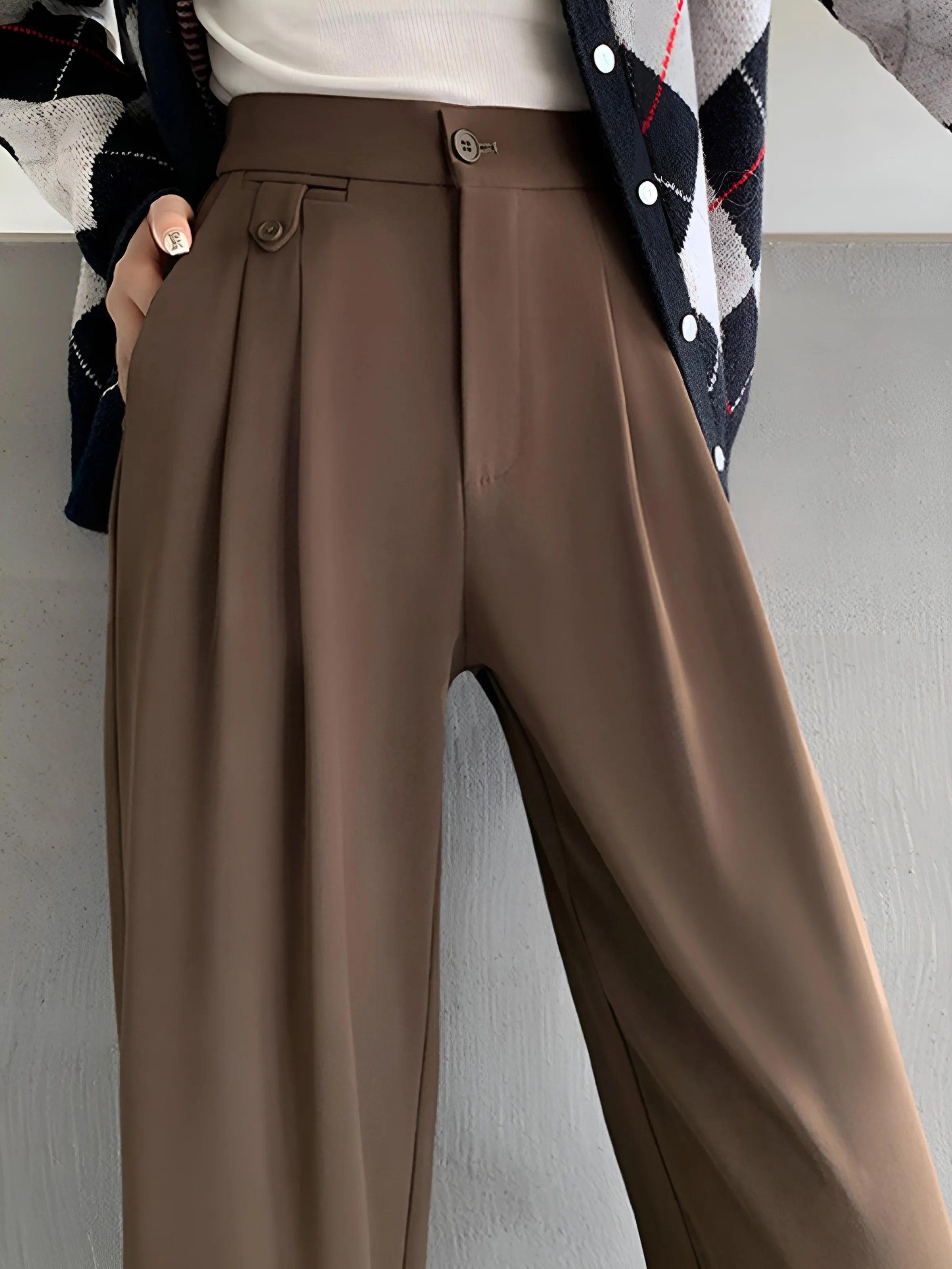 CAVELLI™  | PANTALON À JAMBES LARGES - FANCY