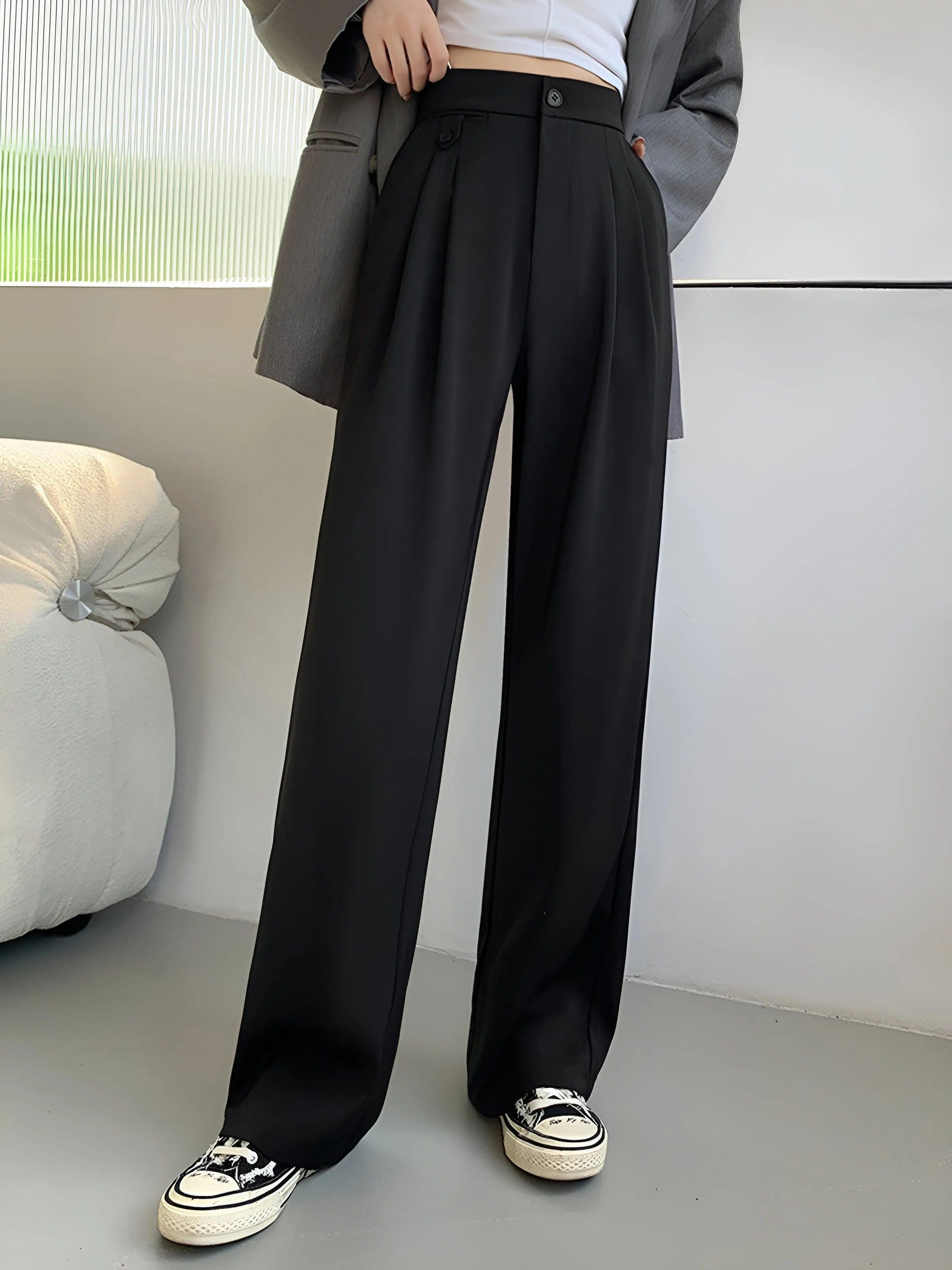 CAVELLI™  | PANTALON À JAMBES LARGES - FANCY